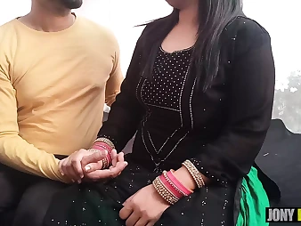 Desi bhabhi JonyDarling gets cock-squeezing slit pulverized in Punjabi film Ka Devar Ke Saath Ganda