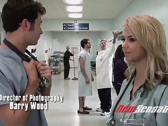 Observe Ashlynn Brooke, Joanna Angel, Masturbate Lawrence, Ralph Lengthy, Shane Diesel, and Alexis Texas in a steamy parody of a physician's office