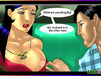 Savita Bhabhi's innocence-violating escapade with a boy - Part 1