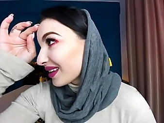 See this adorable Muslim bi-atch take a crack at fun with their way pussy out of reach of cam be required of you - live added to real!