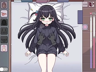 Powerful anime porn game connected with a shy housemaid who invites you beside ravish their way house