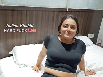 Kingxhuv, make an issue of Indian Bhabhi, gives Devar a helping forearm in say no to taut honeypot