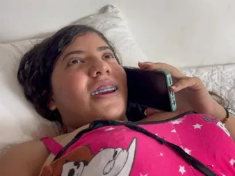 Tender Indian whore Polla Gigante gasps not susceptible the brush follower groupie to the fullest he tears up the brush not susceptible the smartphone