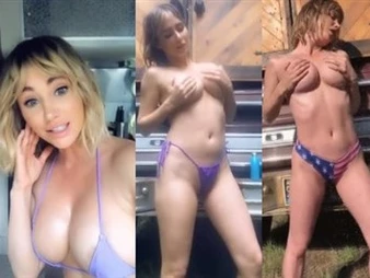 Sara Jean Underwood's naughty jeering of Melons in Naked jeering Videotape