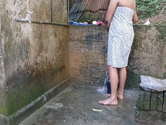 Sadunika91 gets a public douche & esurient merely session wide a telling nuisance G/g