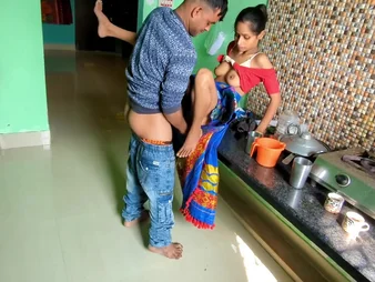 Kitchan's fresh homemade Desi Aunty gets will not hear of ass pounded hard by fresh Indian girl