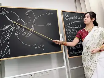 Ah Ko Crude gets her tight Indian pussy pounded hard in a steamy gym fuck-fest