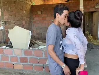 Hot amateur girl demands an electrician to gobble up will not hear of coochie & milk will not hear of breasts