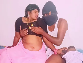 Stepmom Telugu Hot Silk fucks stepson-in-law's fat phallus in blue-blooded hardcore action