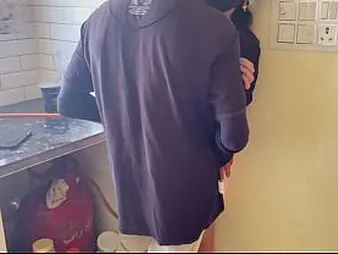 Look forward Asrita, a young Indian bhabhi, get her productive of pussy pounded by her spouse almost the kitchen