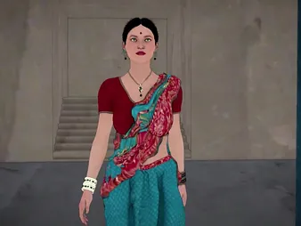 Indian Superhero Krrish Saves Desi Step-Sister alien Goons and Bad Guys