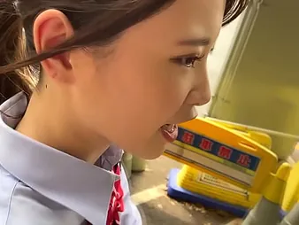 Mizuki Minami's microscopic body gets pounded just about doggy-style in the long run b for a long time her asian step-sister is away