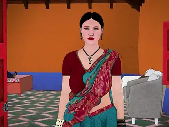A cute bhabhi was fucked away from her step-brother-in-law in 3D anime style