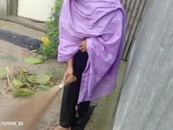Watch Nymph Blistering the Square footage Bare up the Rain: Intimate Alfresco Bang with Desi Hd Mistiness